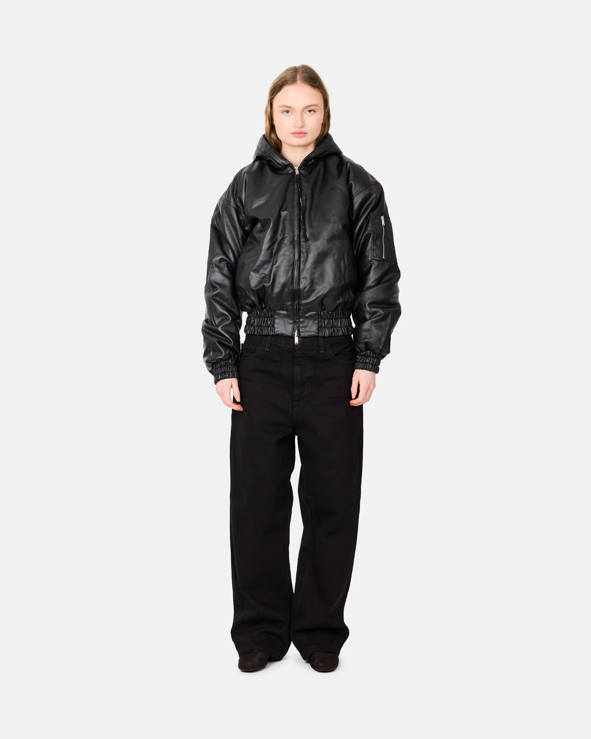 Hoiy Oversized Bomber Jacket - Image 5