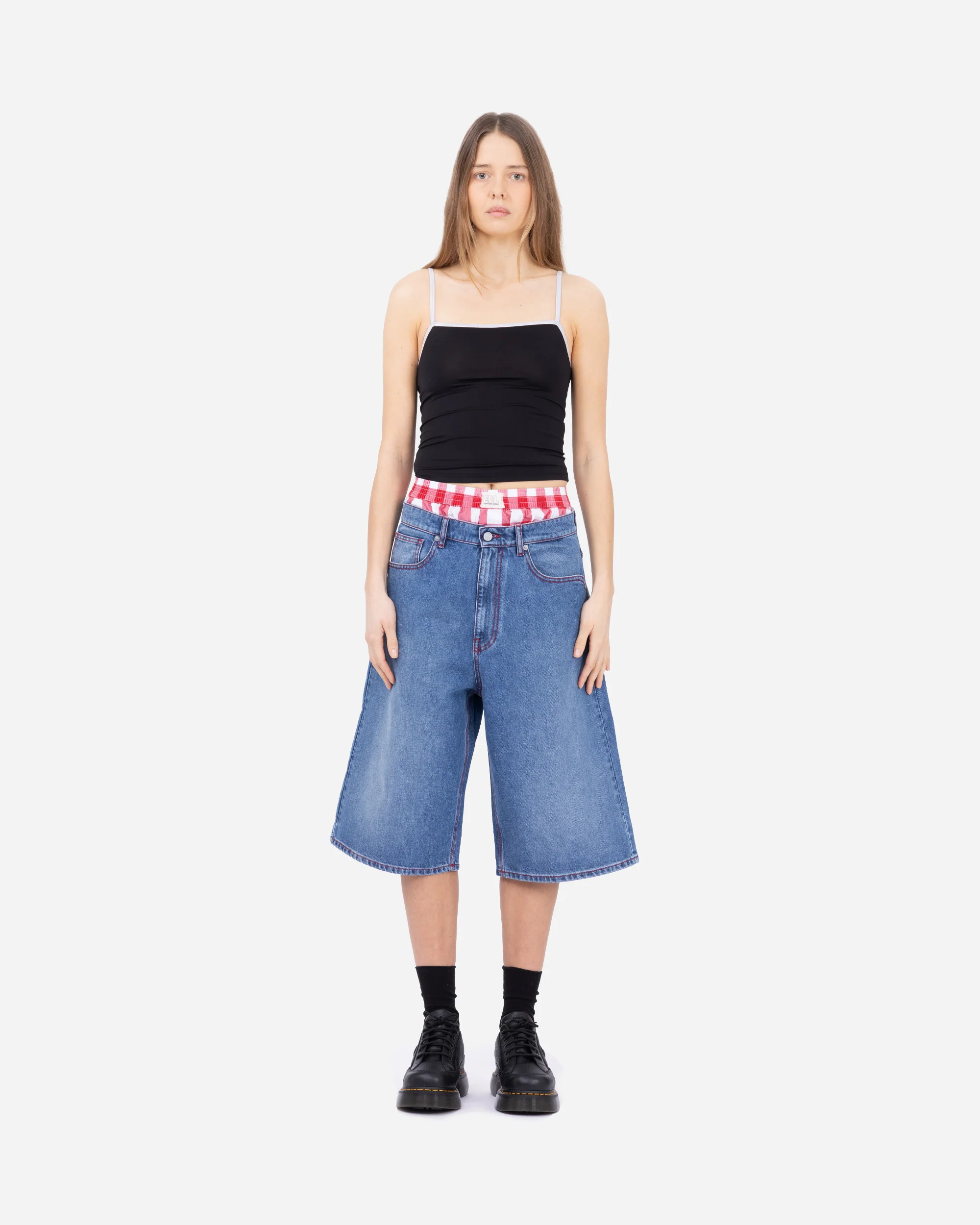 Denim Indiana Skate Shorts - Image 2