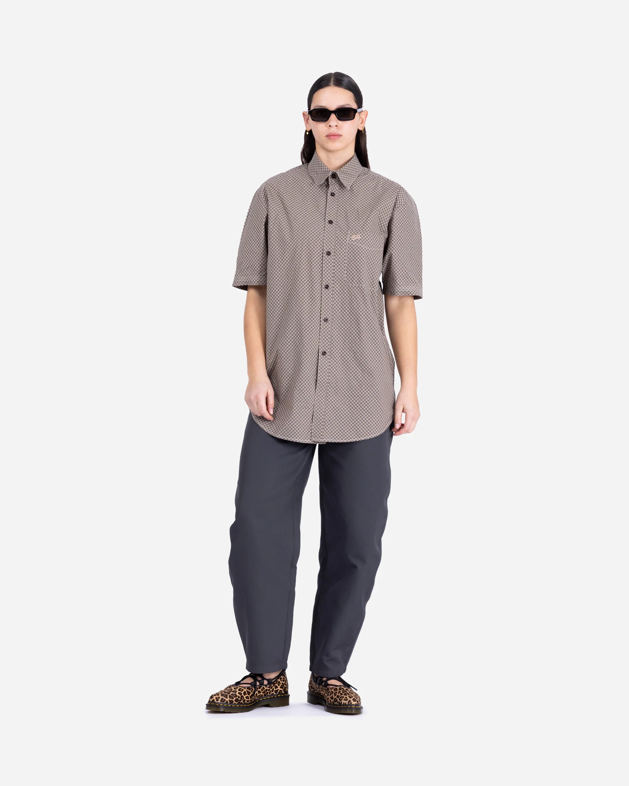 Mini Plaid Short Sleeve Shirt - Image 2