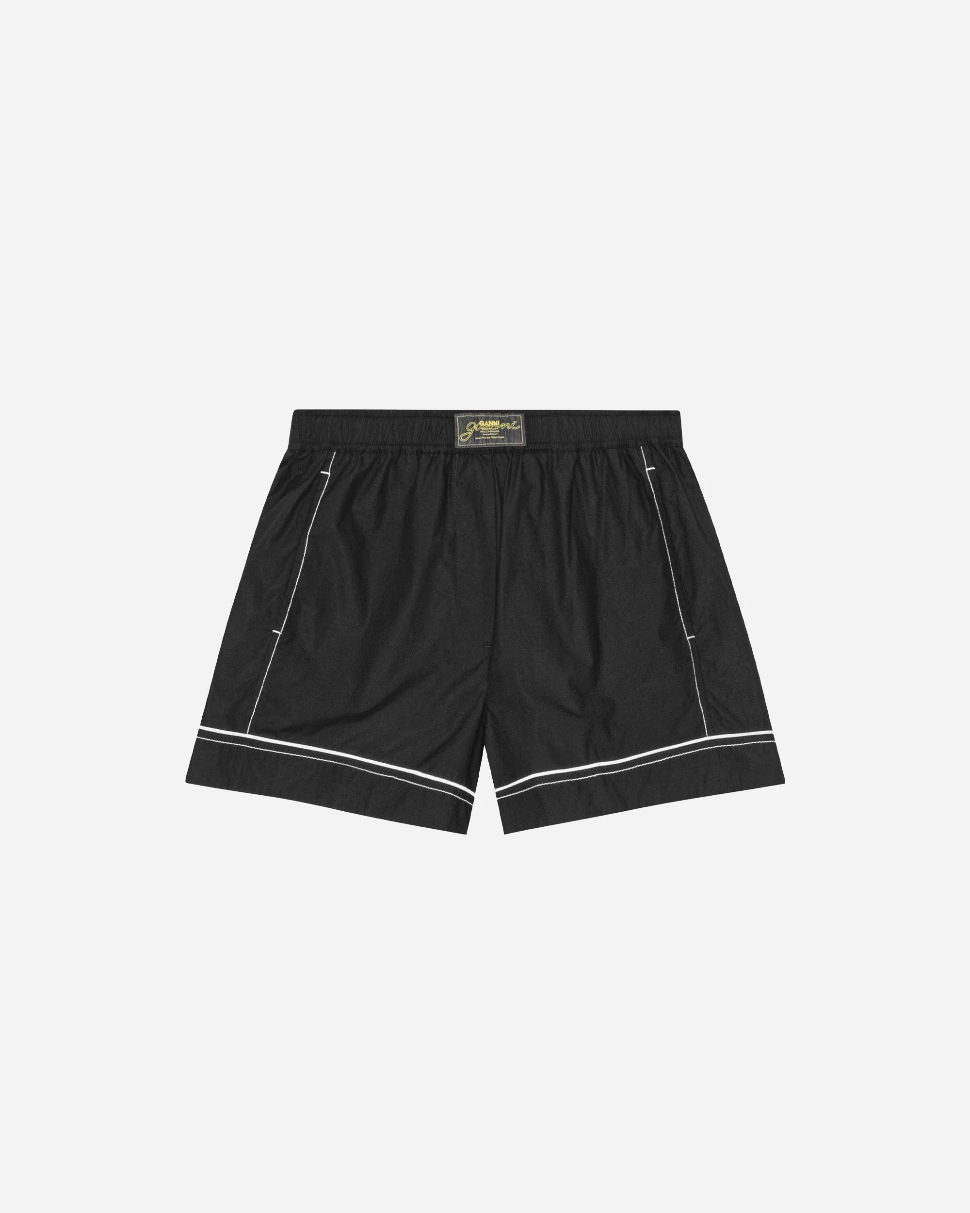 Cotton Poplin Elasticated Shorts