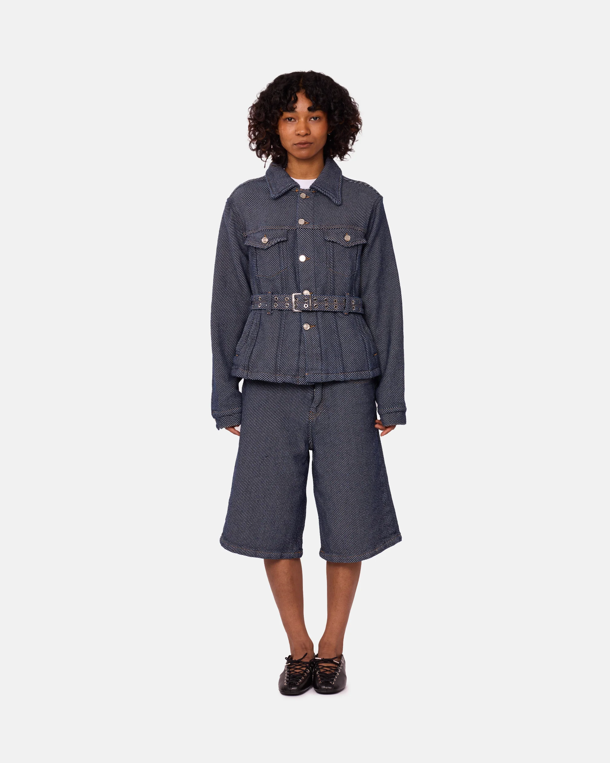 Heavy Twill Denim Short Jacket - Image 6
