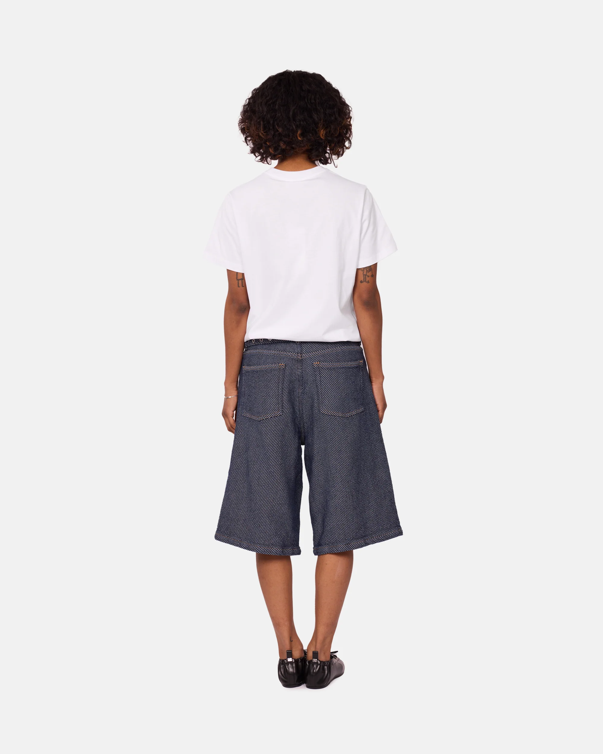 Heavy Twill Denim Shorts - Image 6
