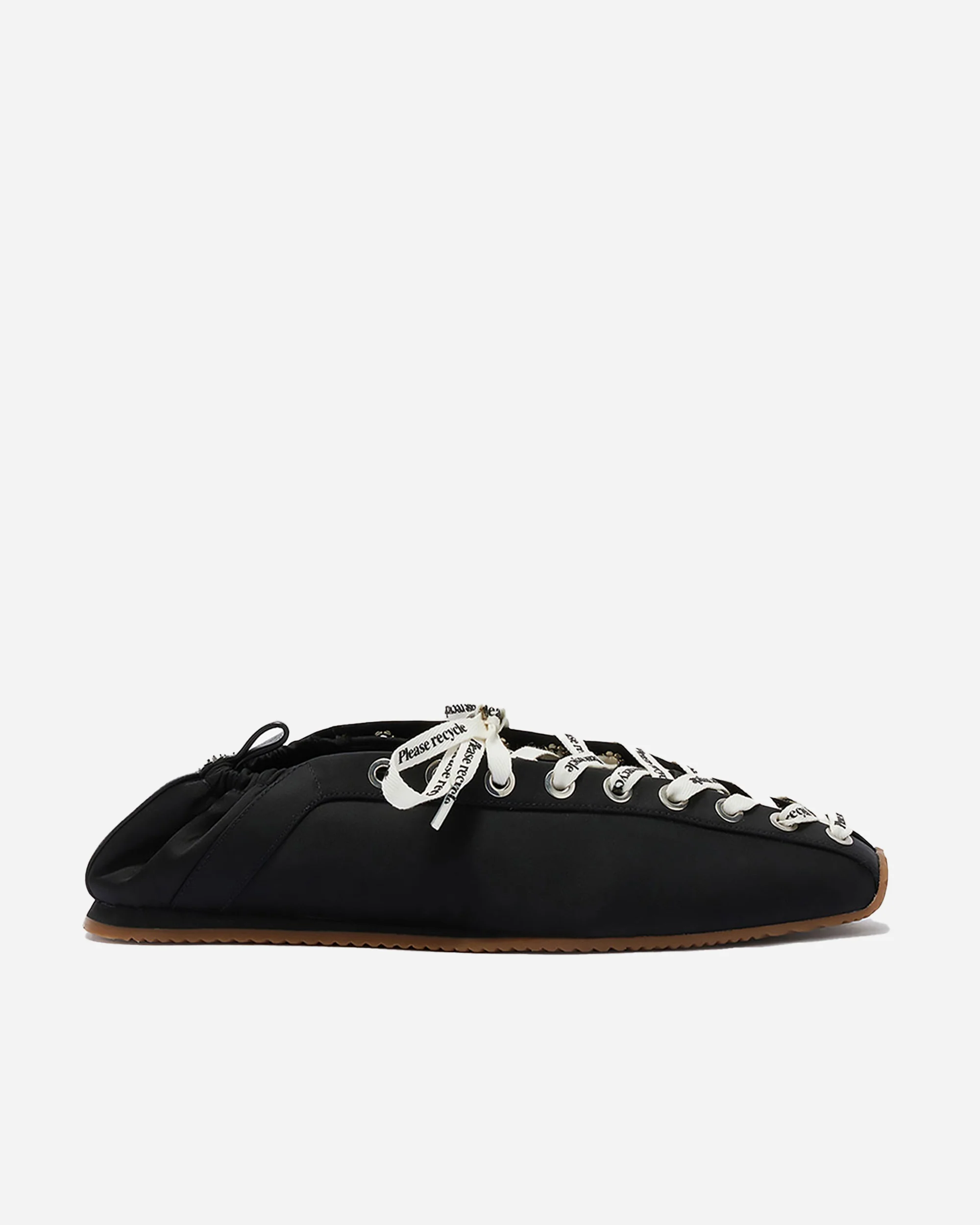 Lace Up Sporty Ballerina Nylon