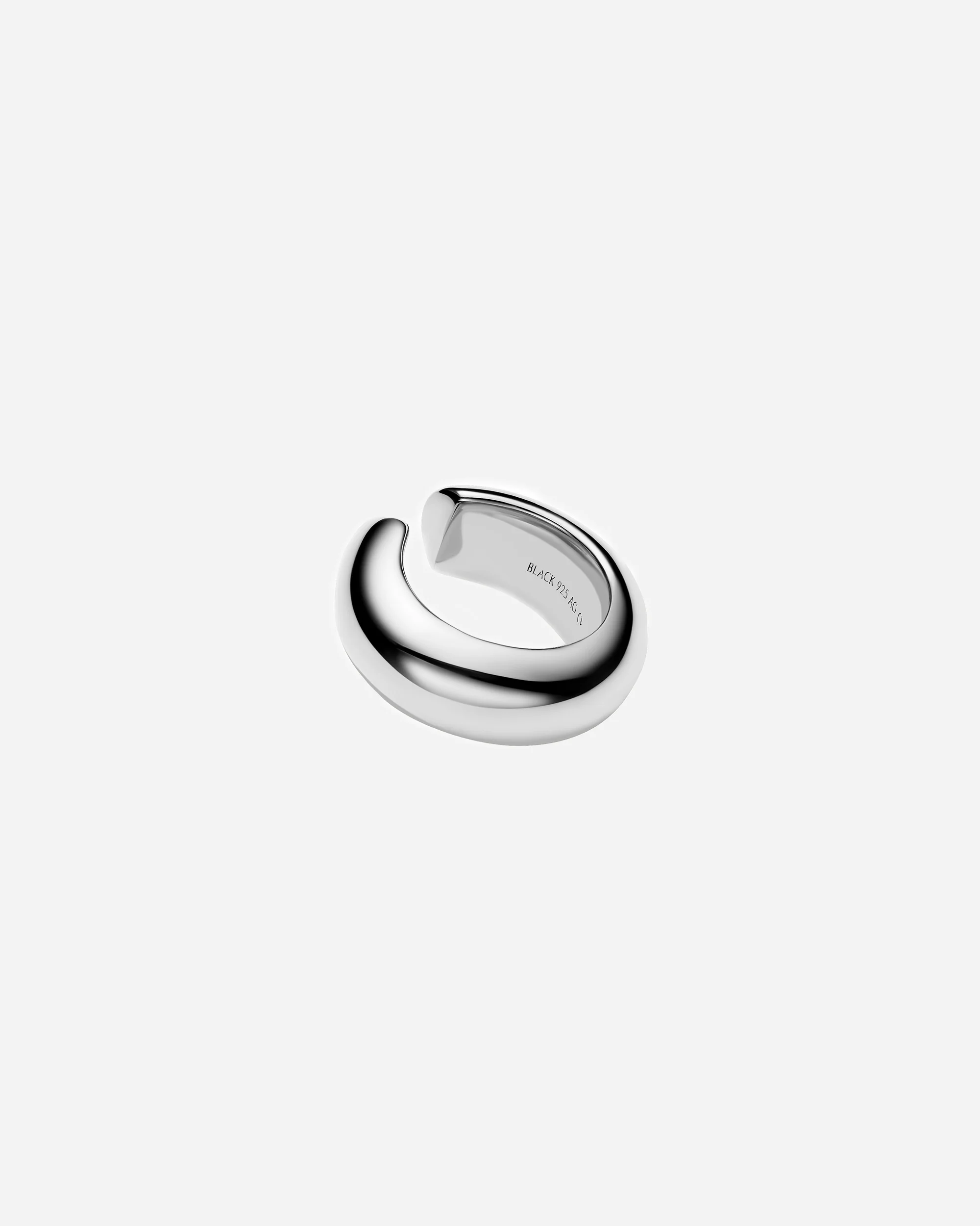 Omotesando Chunky Ear Cuff - Silver