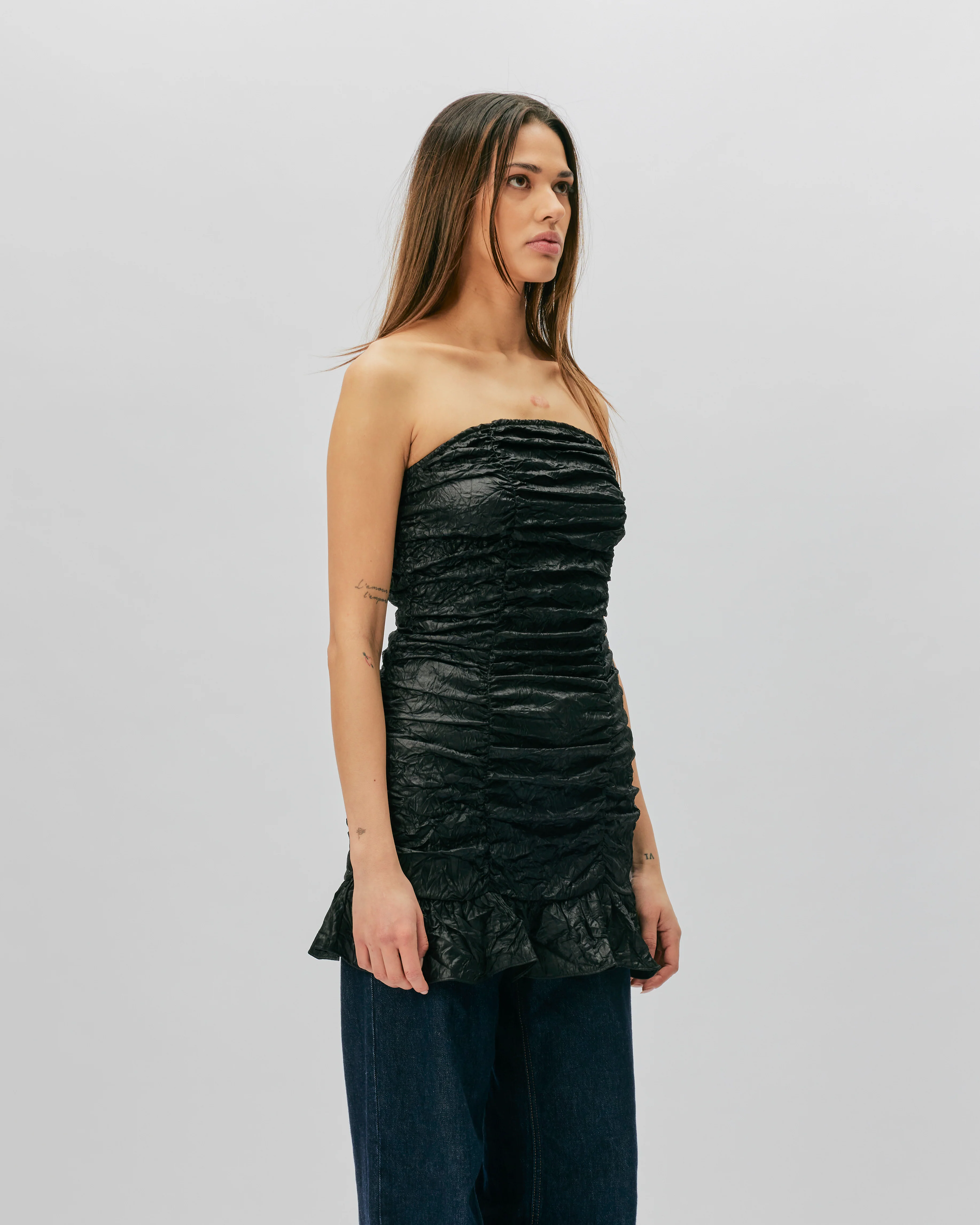 Victoria Ruched Dress - Image 3